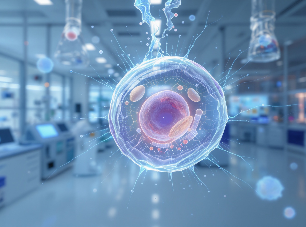 Gesunde Zellen für ein langes Leben. Symbolbild.