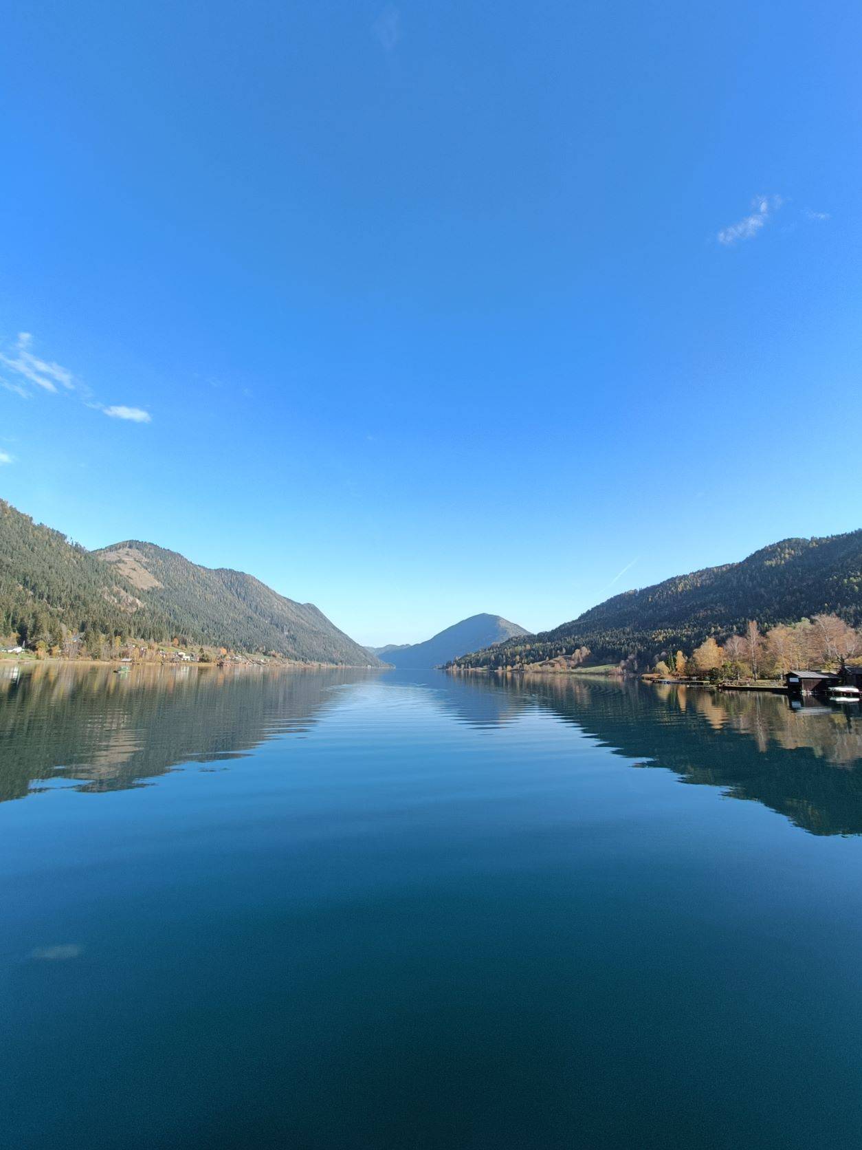 In der Ruhe der Natur die stille Weite genießen.