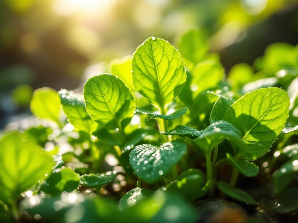 Gesündeste Lebensmittel, dazu Gehören Brunnenkresse Und Gartenkresse.