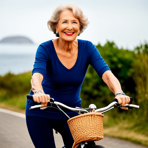 Rad fahren geht bis ins hohe Alter und ist sehr gesund.