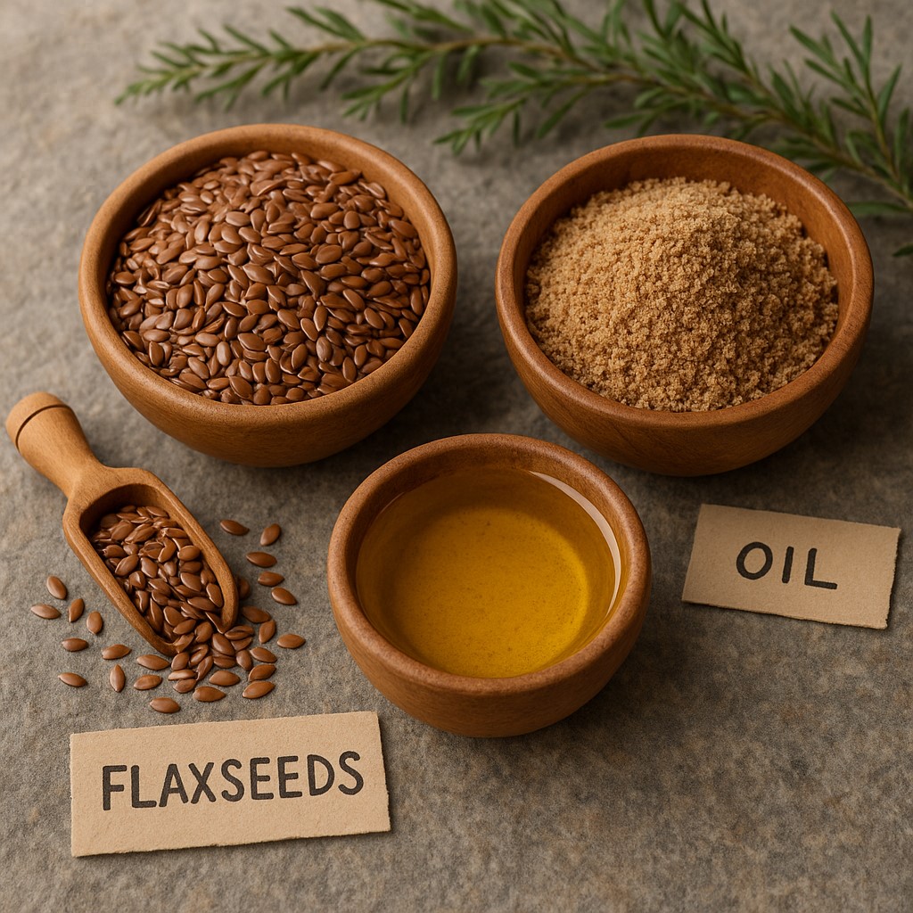 Leinsamen gilt zu recht als heimisches superfood.
