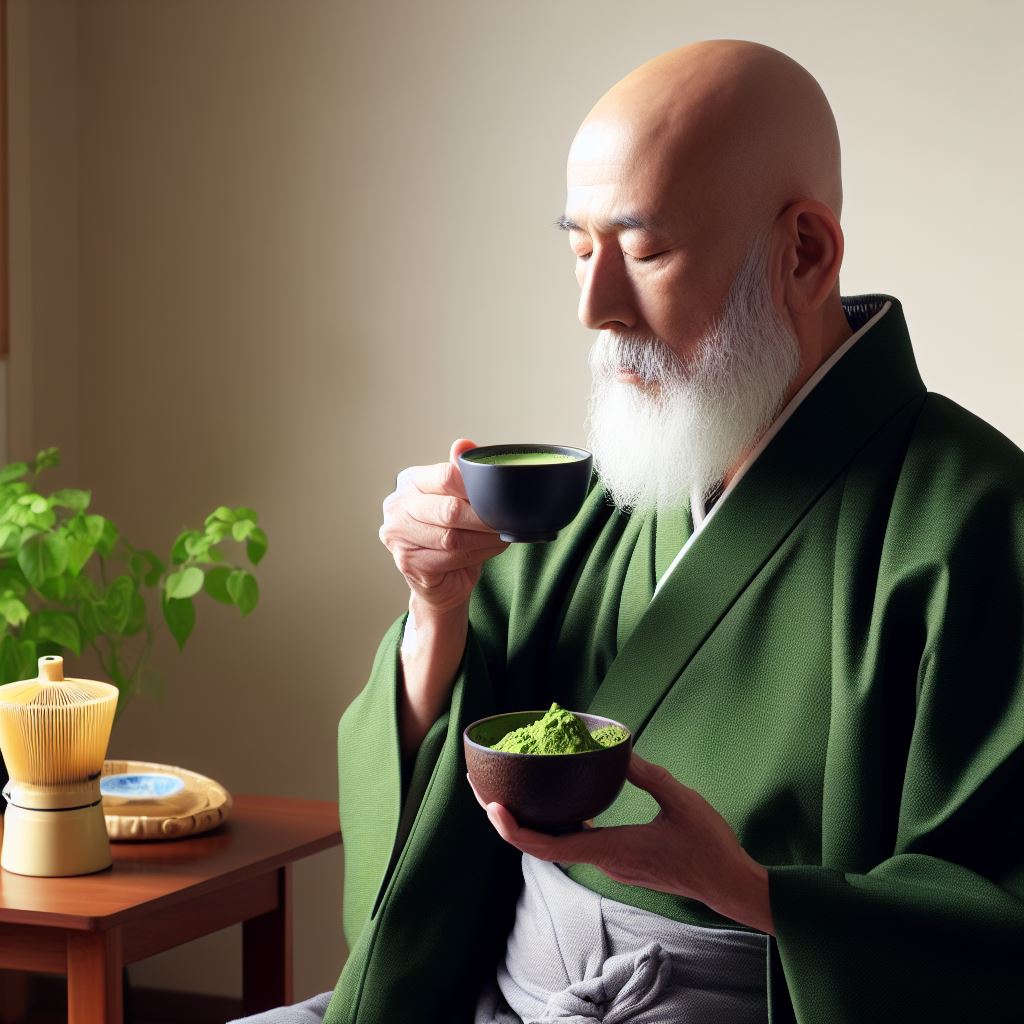 Matcha Tee hat eine jahrhundertealte Tradition, auch bei den Zenbuddhisten.