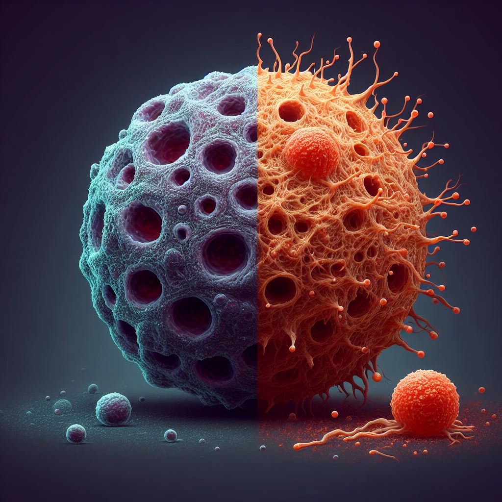 Zelle gesund und krank. So leben, dass möglichst viele Zellen gesund bleiben für ein langes Leben.