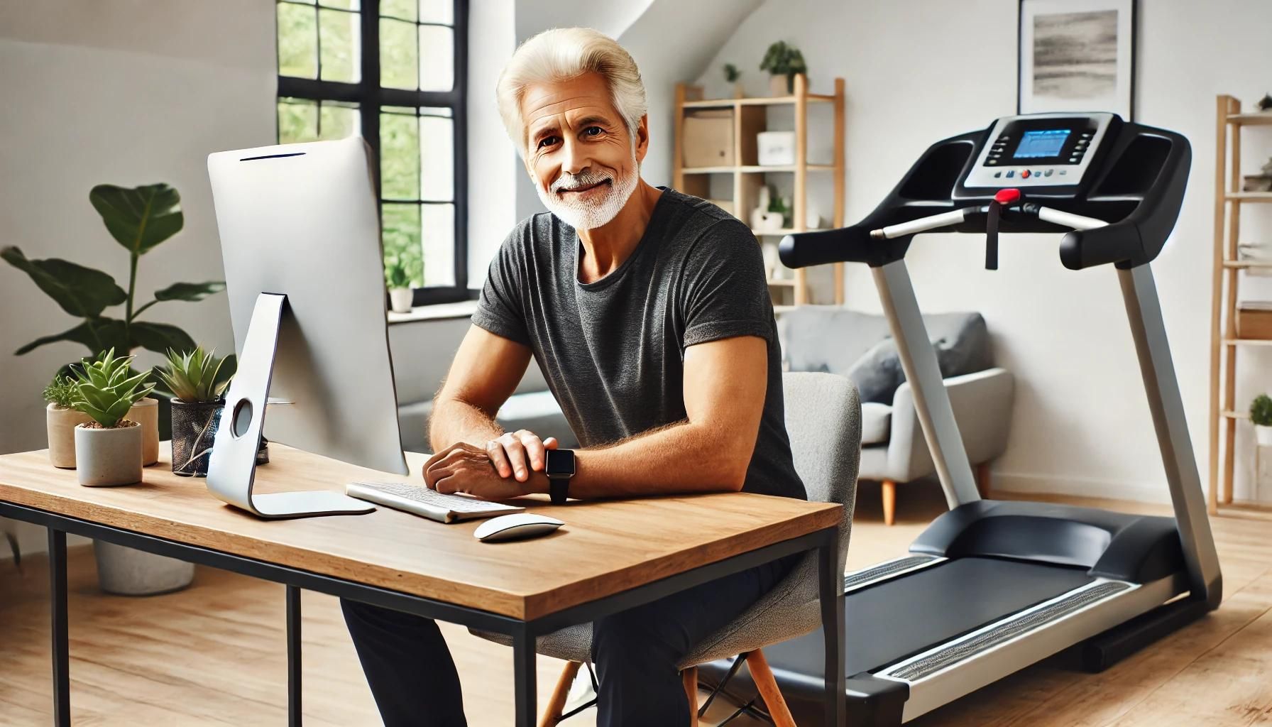 Fitness geistig und körperlich, mit einem stylishen Laufband kein Problem im Homeoffice