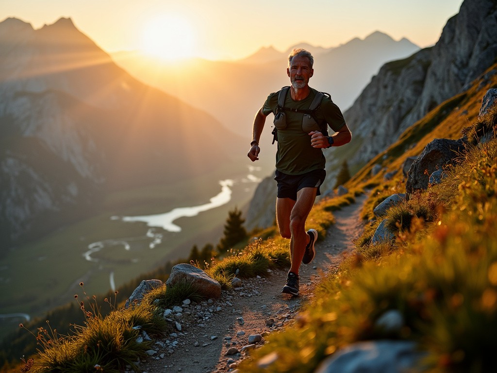 Glucosamin Und Chondroitin Sind Für Diesen Trailrunner Eine Willkommene Ergänzung Für Seine Gesunden Gelenke.