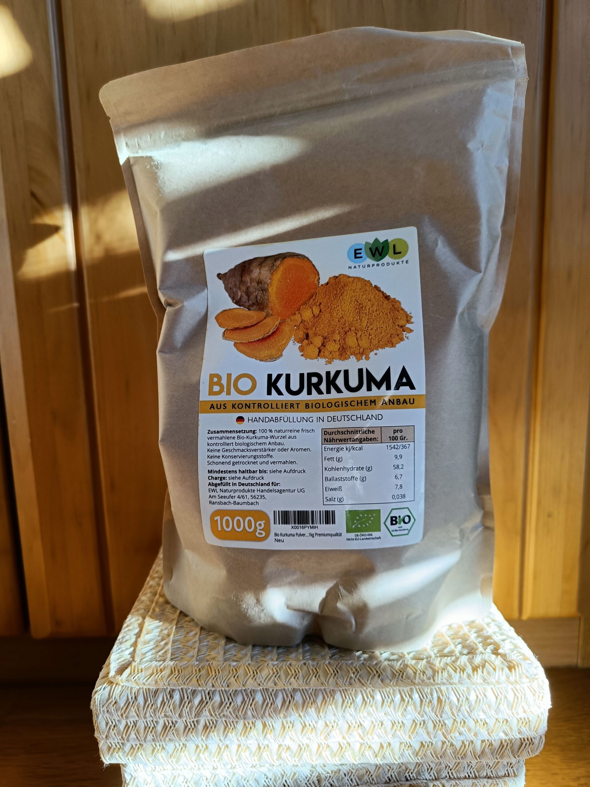 BIO Kurkuma ist bei uns im Haushalt immer vorrätig