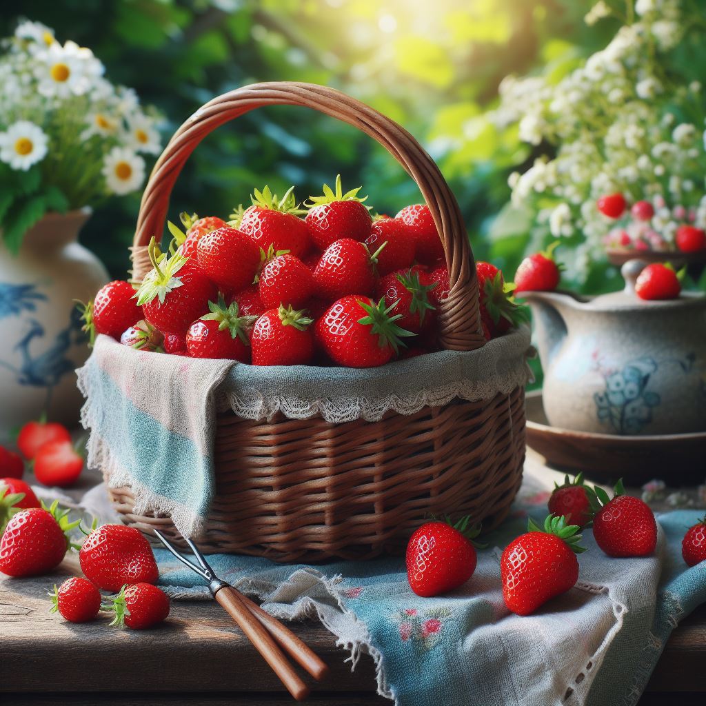 Erdbeeren schmecken köstlich, besonders aus dem eigenen Garten.