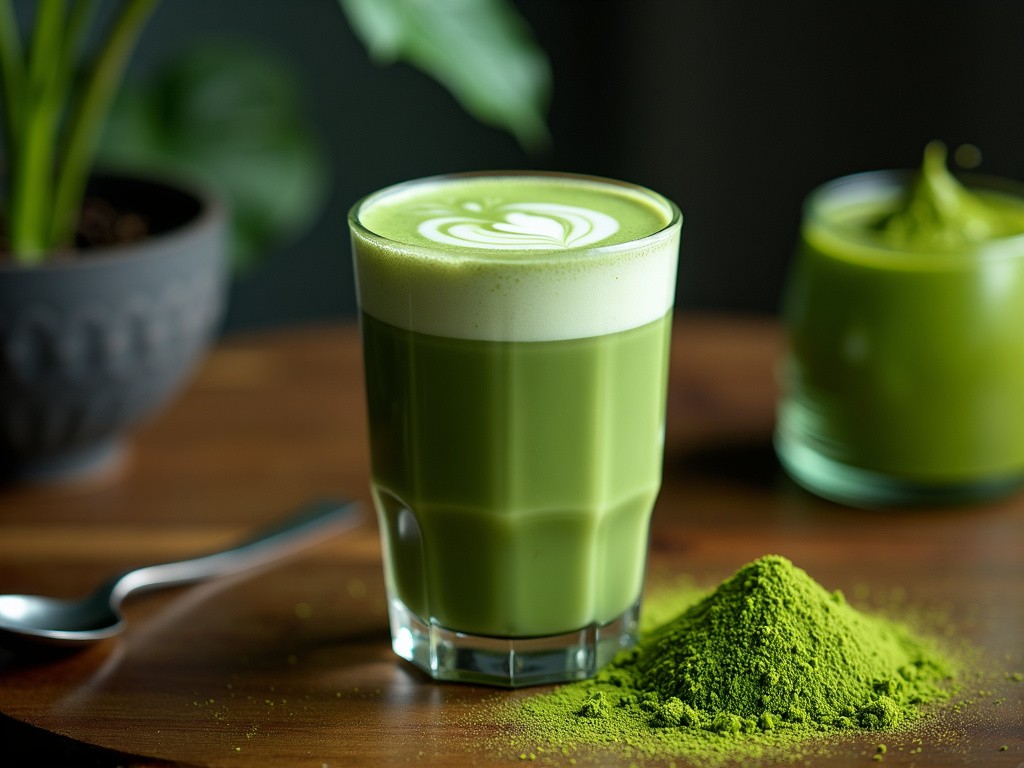 Matcha Latte Schmeckt Köstlich Und Ist Gesund