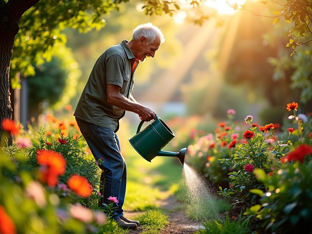 Vitamin D3 K2 Und Magnesium. So Wie Der Mann Seinen Garten Pflegt, Pflegt Er Auch Seine Gesundheit Mit Vitaminen.