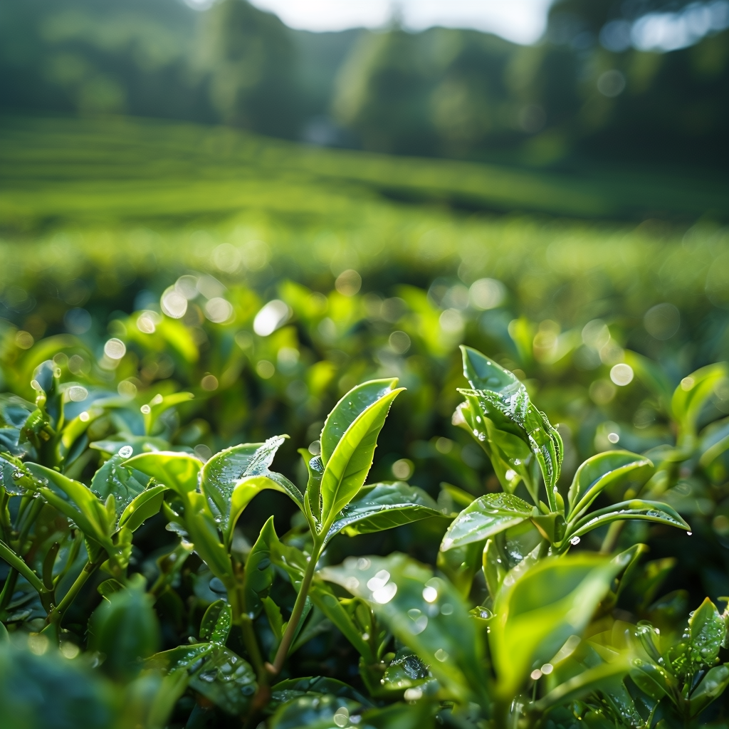 Matcha Tee Es Wird Das Gesamte Teeblatt Für Grünen Tee Verwendet