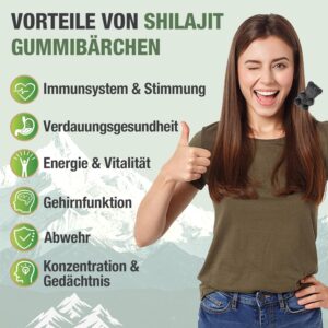 Shilajit Cheroline Gummibärchen