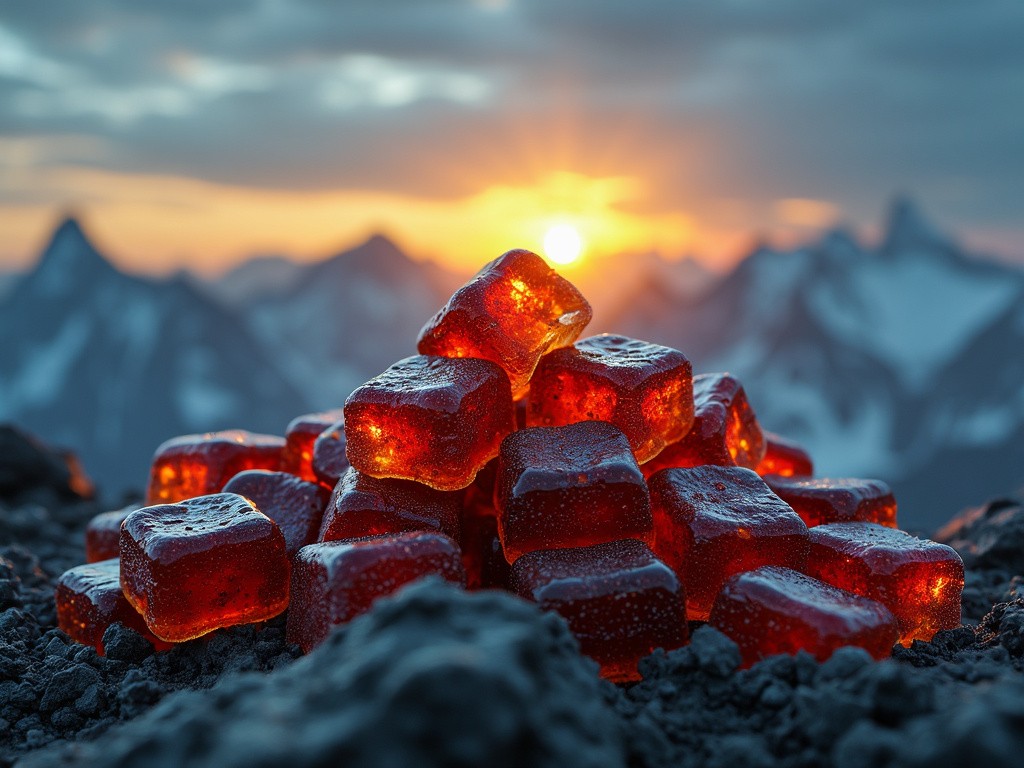 Shilajit Gummies Sind Köstlich Gesund Und Shilajit Naturharz Resin Wird Hauptsächlich Im Himalaya Geerntet