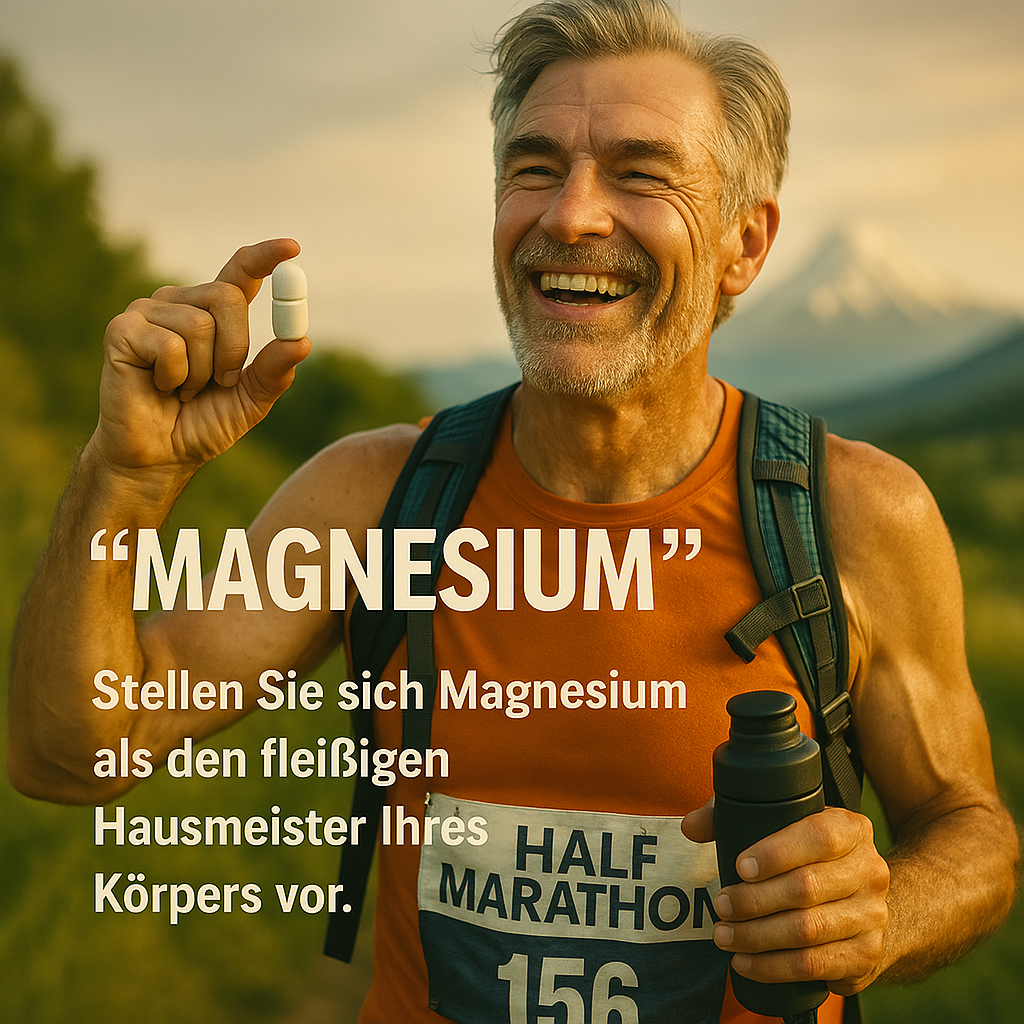 Magnesium ist für Sportler als Ergänzung meist unverzichtbar, für Regeneration, Muskelkraft und Energie. Dieser Senior schwört seit Jahren auf Magnesium als Supplement. 