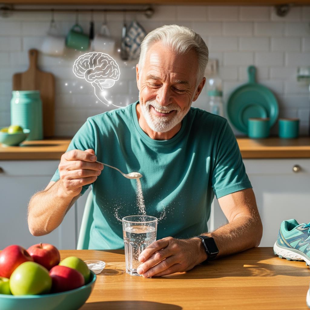 Magnesium ist für diesen fitten Senior Sportler eine täglich gesunde Zugabe. Symbolbild.