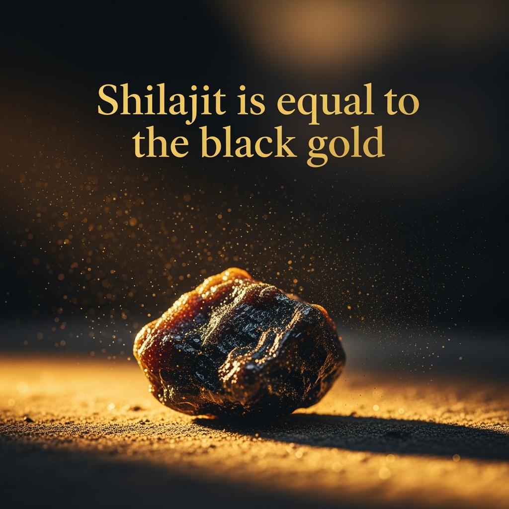 Shilajit ist das Schwarze Gold, weil es so wertvoll ist. Symbolbild.