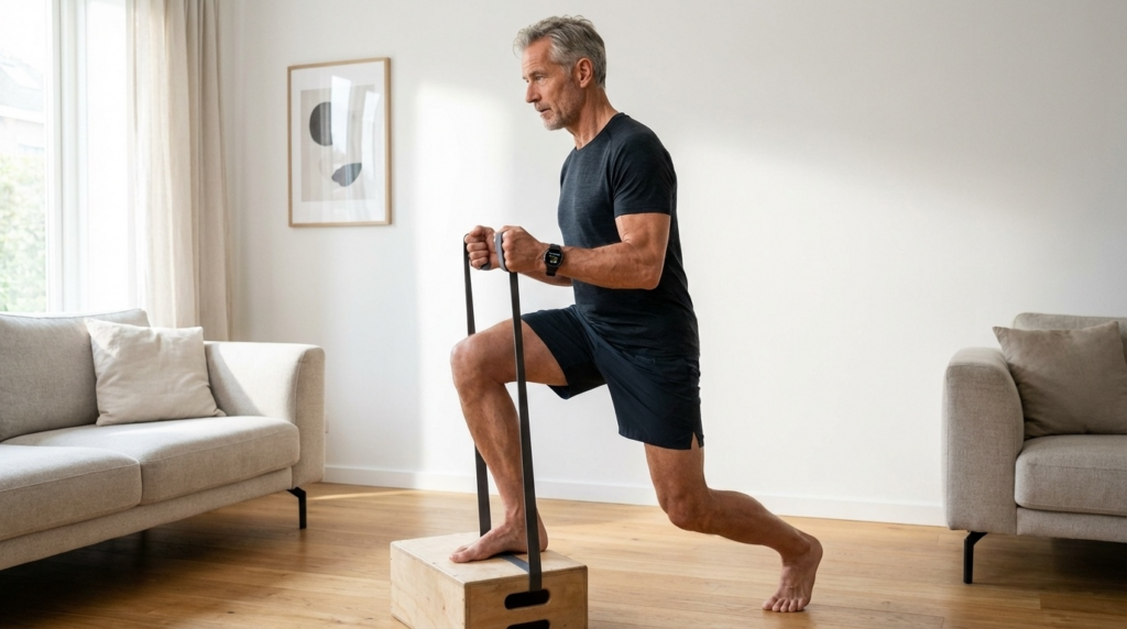 Einfach Fitness erhalten mit der Garmin als Tankanzeige für Körperenergie. KI Visual. 