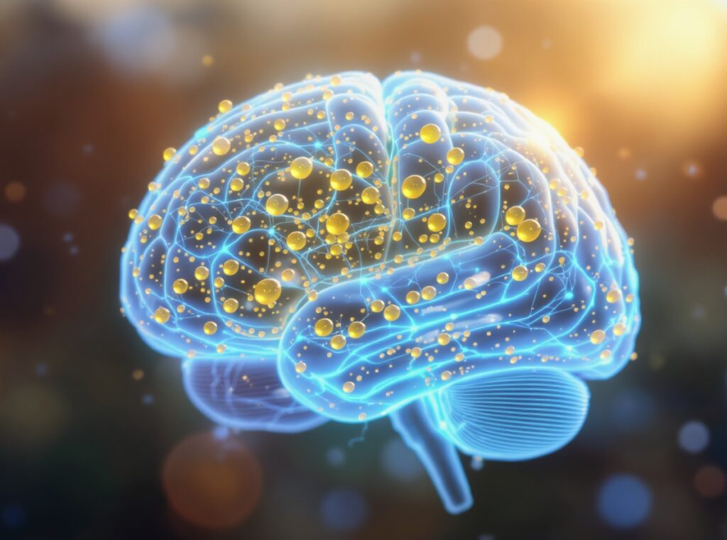 Gehirngesundheit. DHA und EPA sind Gold für unser Gehirn, für Konzentration, Stimmung und neuronale Power. Symbolbild. 