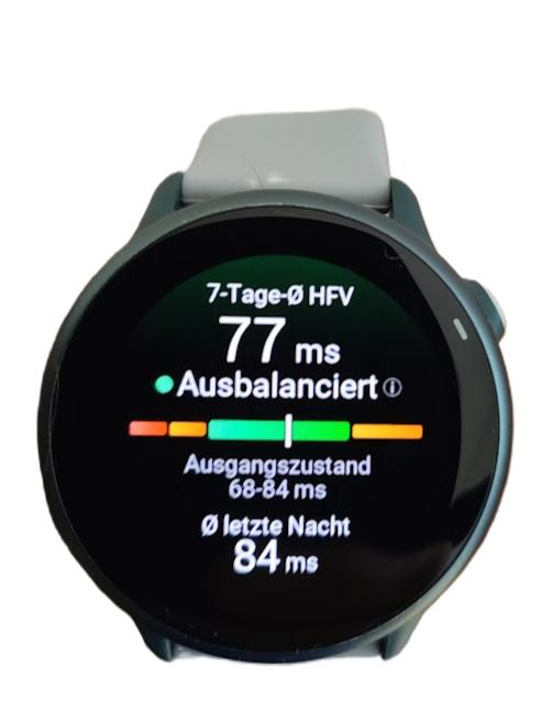 Garmin vívoactive 6 empfiehlt sich als zuverlässiges Gesundheitstracking. Foto privat.