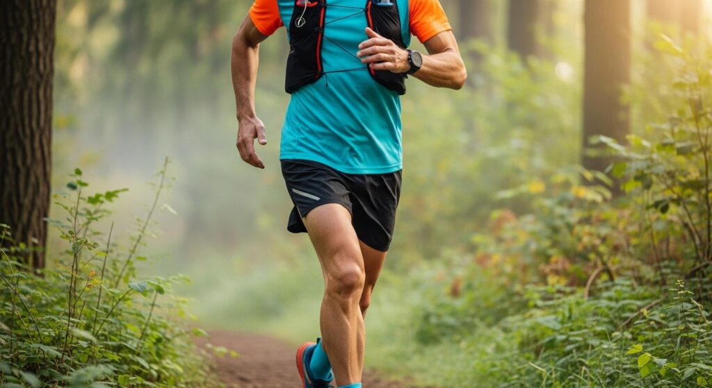 Biohacking mit Trailrunning für lifespan Verlängerung. Symbolbild.