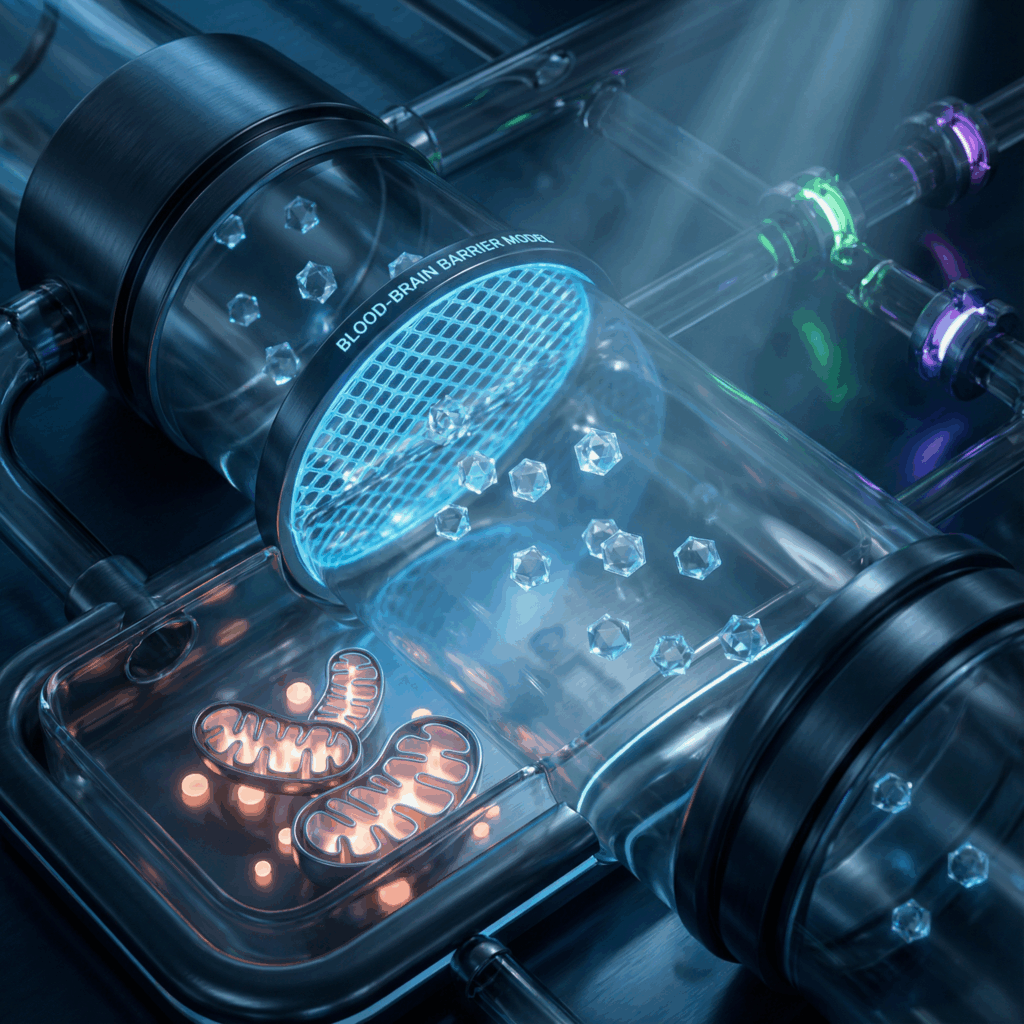 Magnesium L Threonat könnte gut für Gehirn und ZNS sein. Symbol Visual.