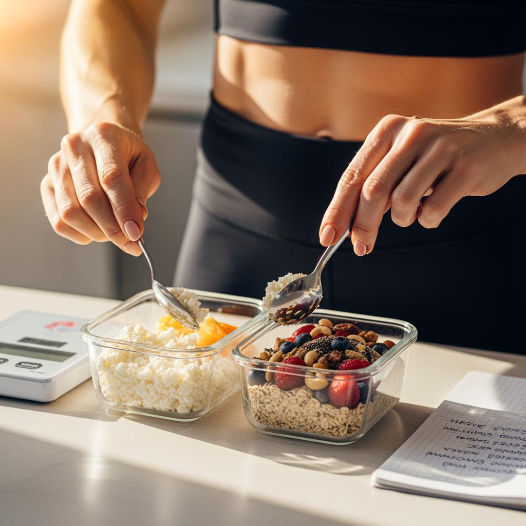 Proteine sind für diese sportliche Dame ein täglicher Gesundheitsbonus für starke Muskulatur. Symbolbild.