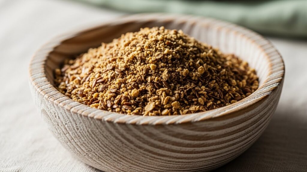 Leinsamen geschrotet sind gesund und sollten täglich gegessen werden. Symbolbild.